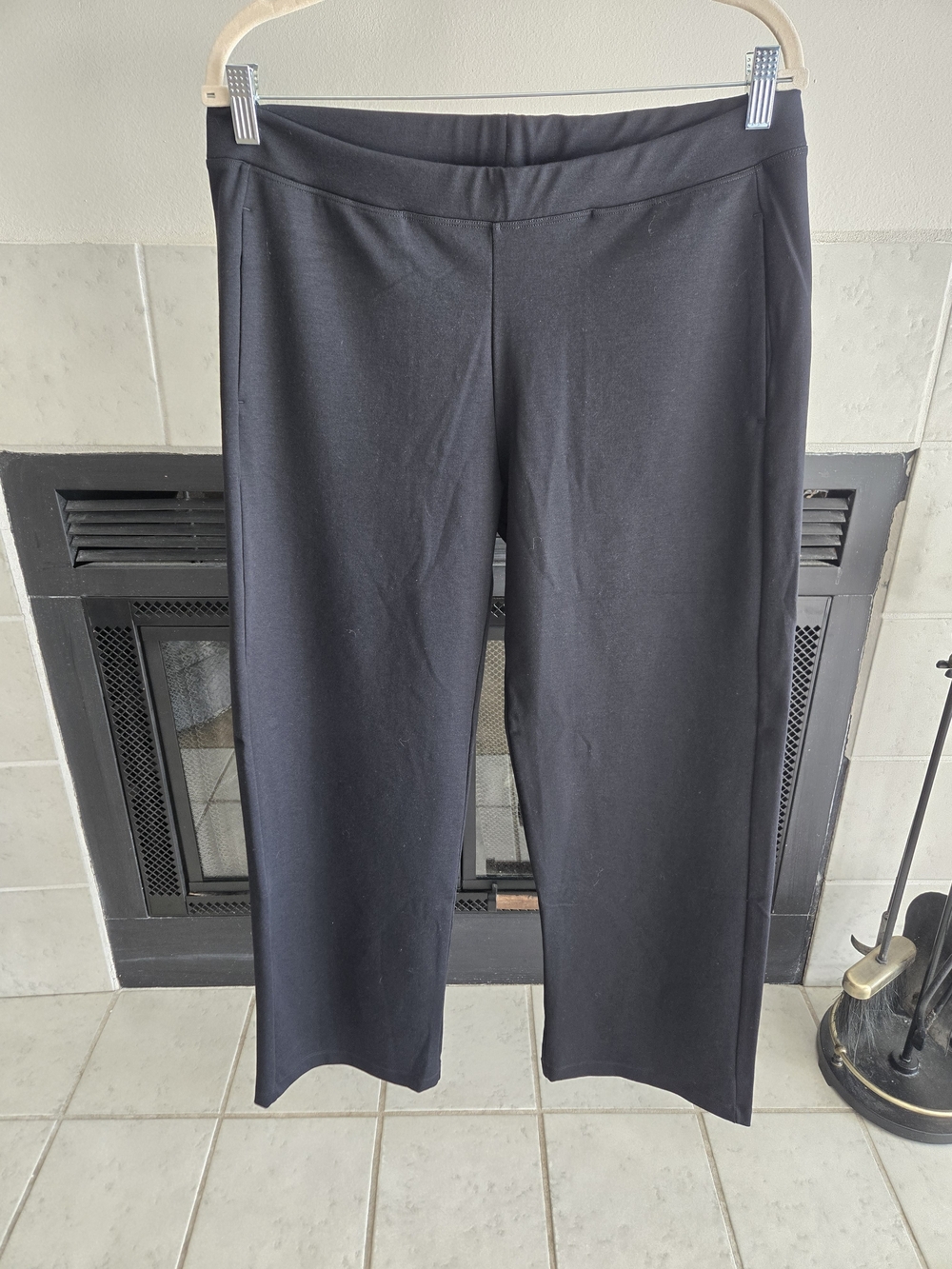 American Giant Black Straight-Leg Pull-On Pants